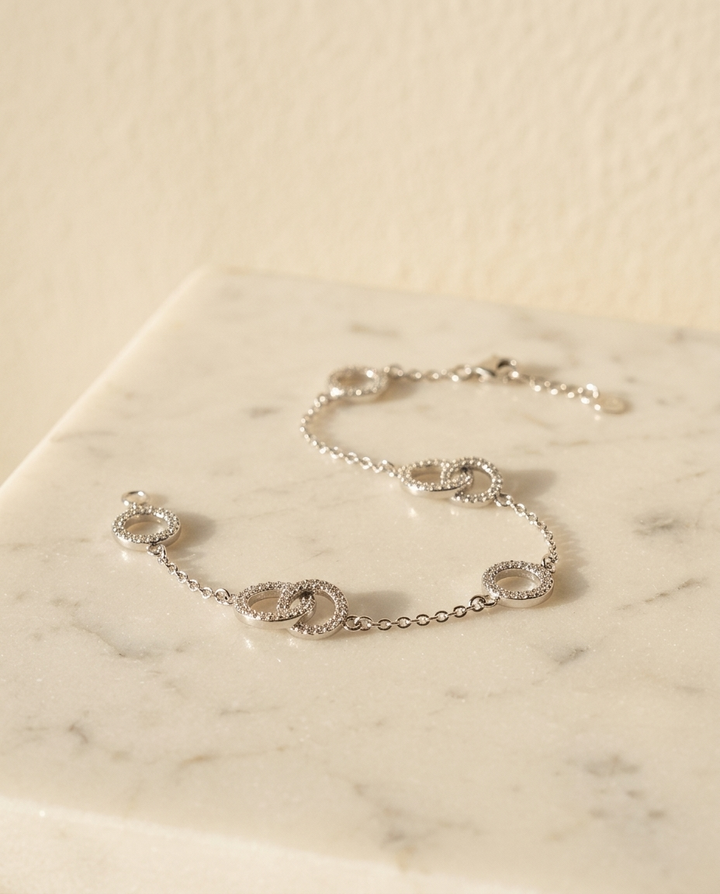 Pulsera doble circulo