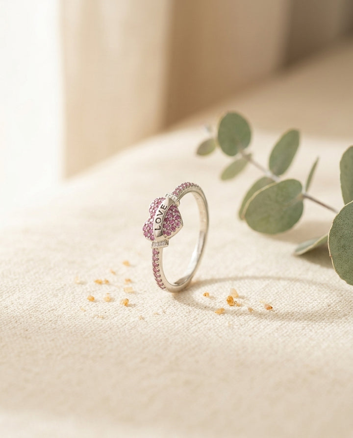 Anillo Love Rosa
