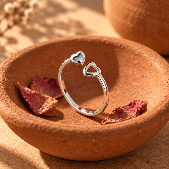 Anillo Dos Corazones